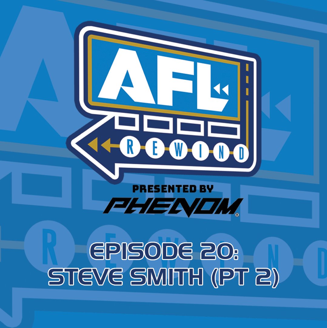 AFLRewind's tweet photo. Episode 20: In part 2 of the interview, we speak with Equipment Manager Steve Smith (@CoachSmithLA). Sponsored by @PhenomElite. Available on Soundcloud, Apple Podcasts, Google Podcasts, Spotify, iHeartRadio and YouTube https://t.co/blpPyyLN6R #AFLHistory https://t.co/75lCgPDvtu