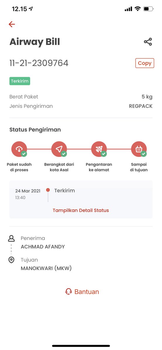 fandyMANOKWARI's tweet photo. @lionparcel_  kiriman sy sy belum terima tetapi di keterangan ny sdh sy terima https://t.co/VMB4AjCzFF