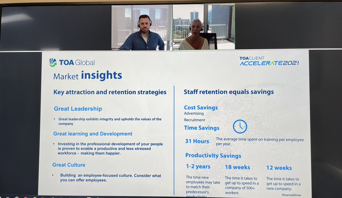 samrotberg's tweet photo. The investment in leadership and staff retention is really important for all firms and happy that @TOAGlobal values these areas #toaroadshow https://t.co/l5NI4uBbFx
