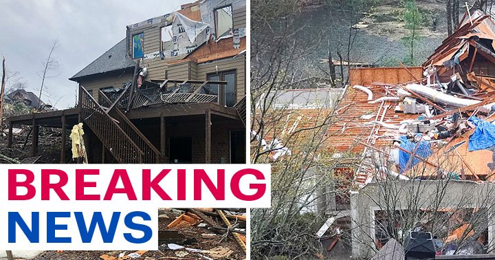 Daily_MailUS's tweet photo. Five dead in Alabama after tornado rips through multiple homes, leaving 'dozens' trapped https://t.co/welJNFu6N0 https://t.co/0XHWYQ68NS