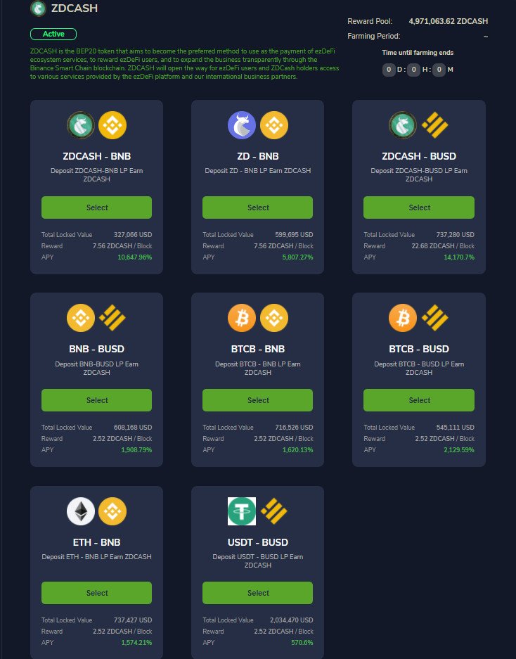 Cryptofarmer123's tweet photo. Following the success of #BSCX and #zseed Pool, we are launching ZDcash Pool, which offers a super high APY and a wide range of token pairs. Let's go out to the field and start planting your #ZDCash.The market drops, we earn zdcash; The market rises, we have more tokens to offer! https://t.co/rO8hmhcGdq