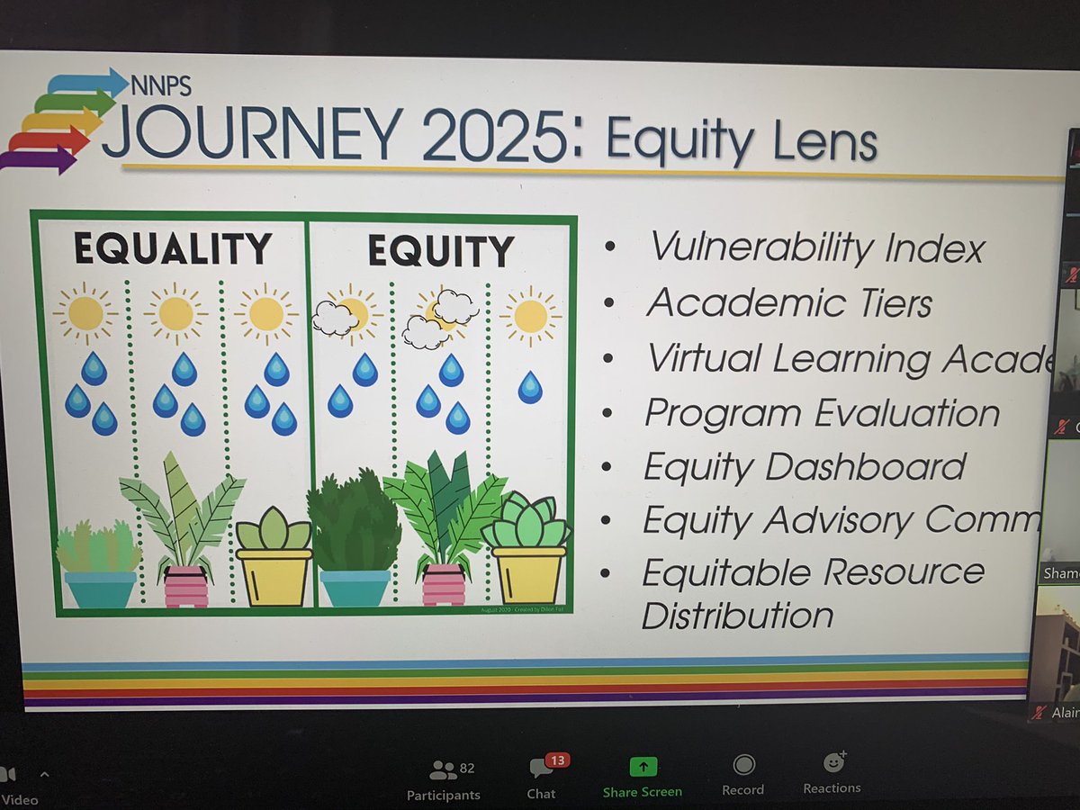 KFMSjaguars757's tweet photo. I truly enjoyed hearing from @nnschools leaders tonight and facilitating another #R2EquityChat! @Shameka_Gerald got me fired up with that “breaking down the wall” analogy! #BuildingEquityMuscles https://t.co/G2ViJJ1HUh