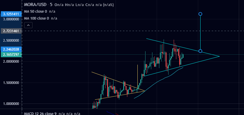 JohnM3ta's tweet photo. $MORA at this moments,
new price coming $3.1 target.
Hold!!!! 🔥🔥🔥🔥🔥 #DEFI #12hourRun https://t.co/1CtHvRshFl