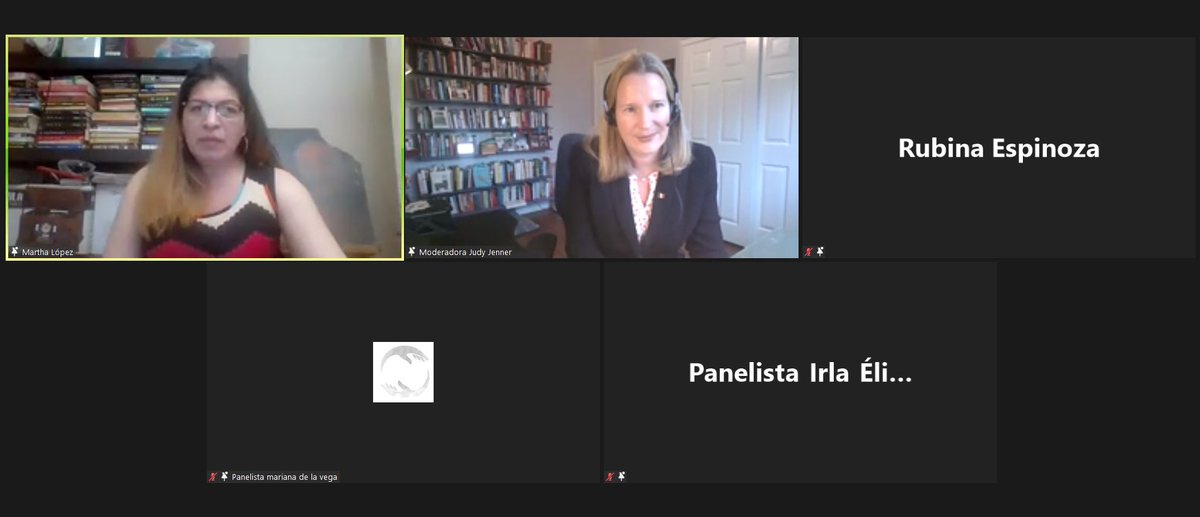 NoraDiazB's tweet image. Panel de traductoras con moderadora de lujo, @language_news, en conmemoración del Día Internacional de la Mujer y el Día Naranja. @Traductores_OMT #xl8 #1int