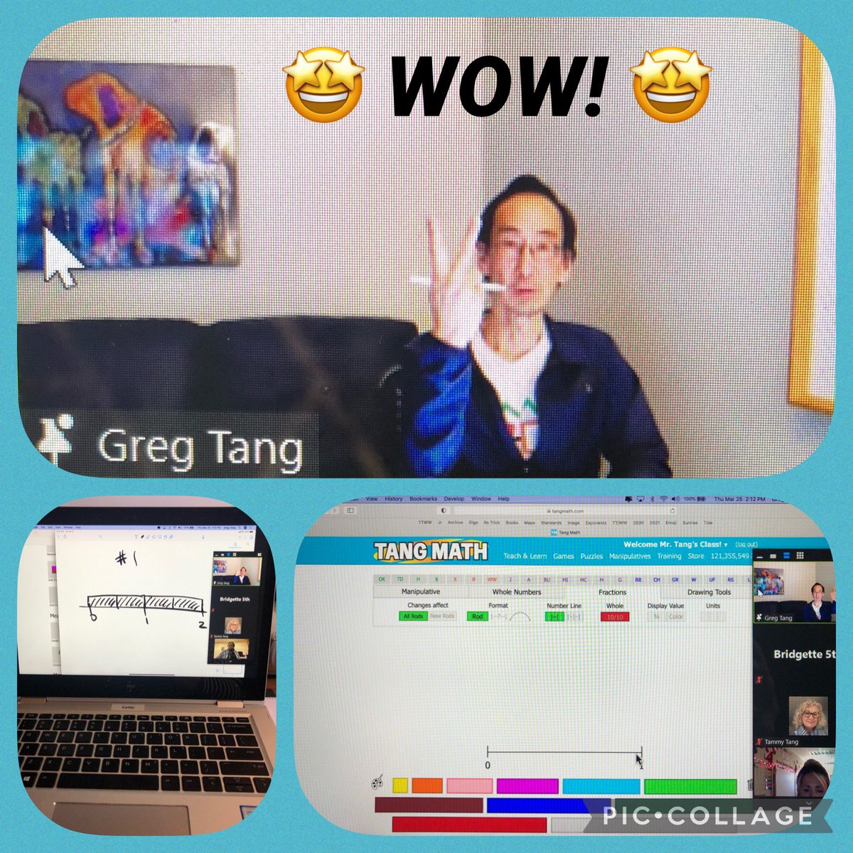 I was fortunate enough to participate in an amazing PD today!  It was awesome to see Greg Tang work his math magic!! ✨ #mindblown
<a href="/ClarkCreekSTEM/">Joey Moss</a> <a href="/gregtangmath/">Greg Tang</a>