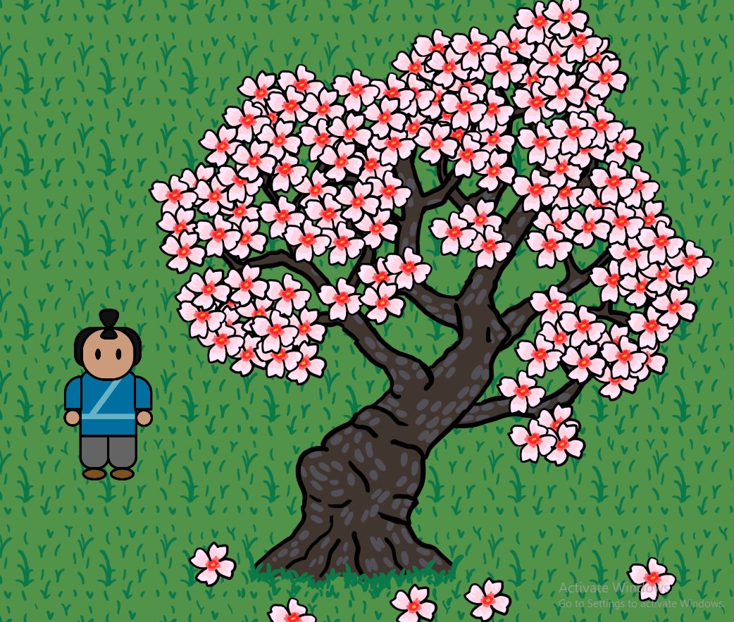 BjornTheFire's tweet photo. Sakura tree I made for Kensei, a project I'm leading in @HomeTeamGameDev! It's like low budget #Sekiro or #GhostsofTsushima๐I'll be posting updates for this game as we make progress--shooting for release in June. #GameDevLA #GameDev #DigitalArt https://t.co/rLgp96UntY