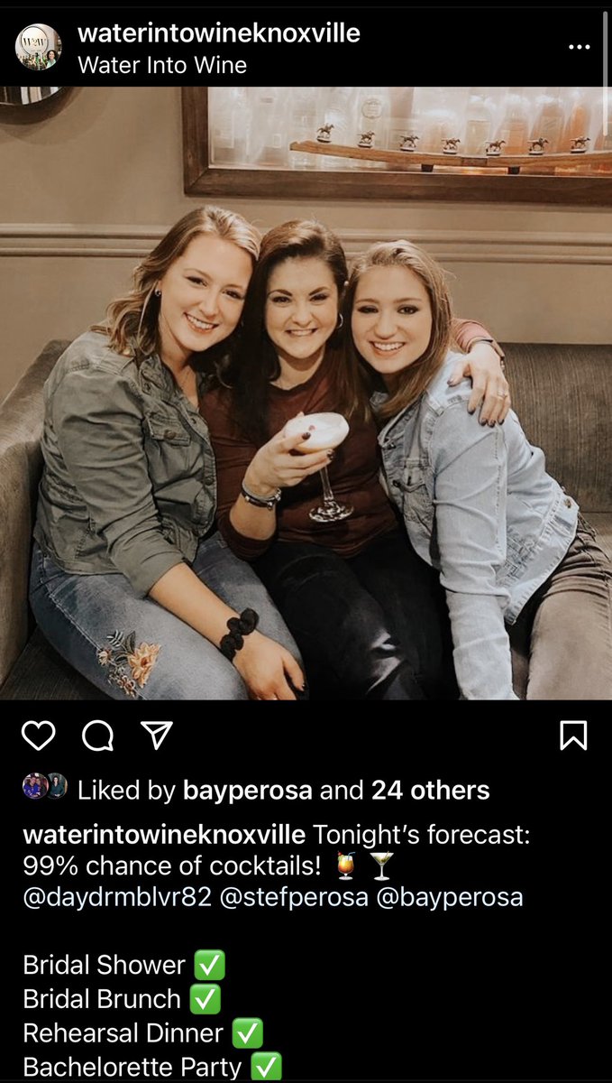 stefperosa's tweet photo. sensing a common denominator here 🥂🍸🍷 @BaileyPerosa (precovid) https://t.co/A7non8As8Y