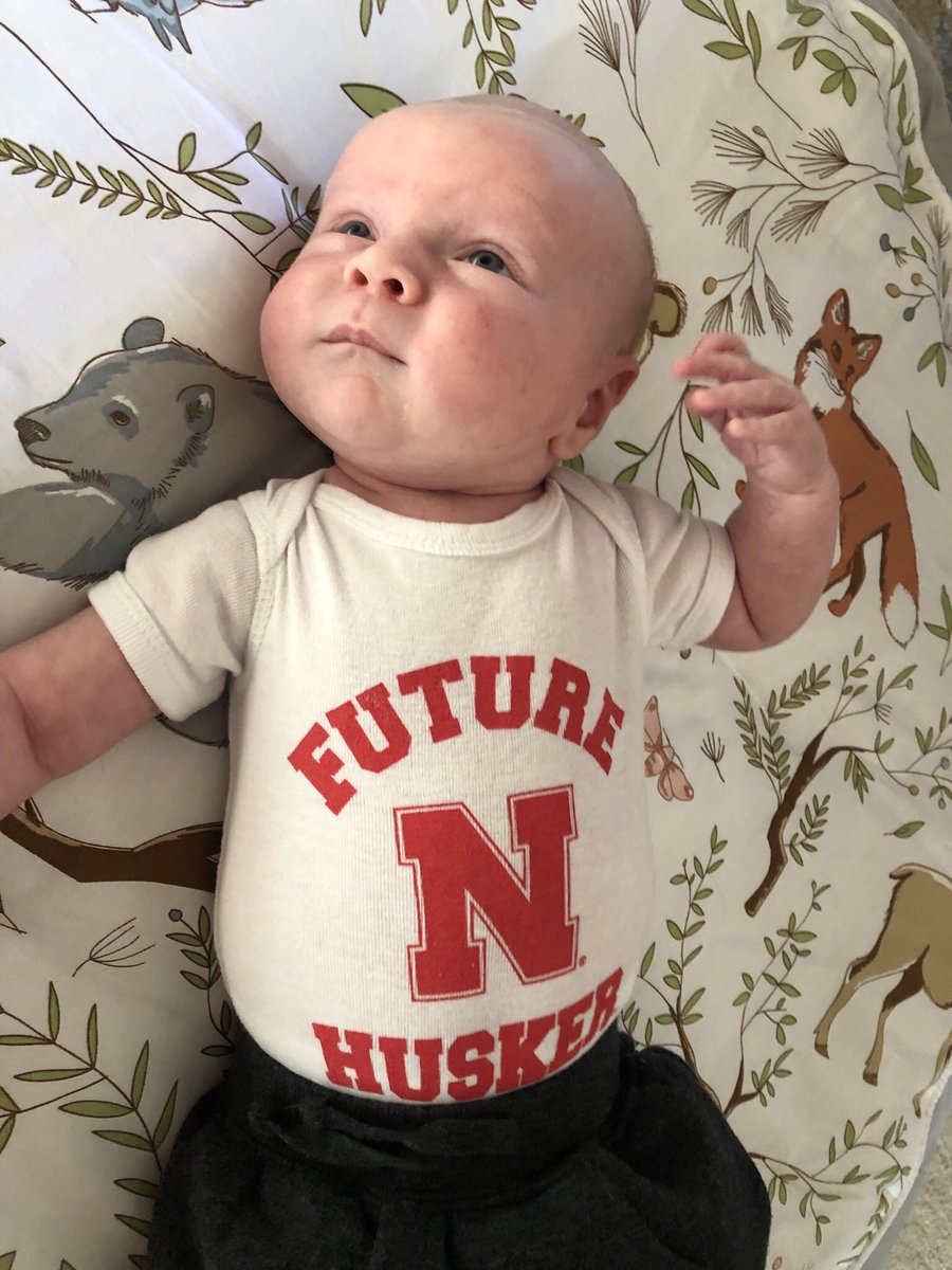 sudsybeard's tweet photo. Go #blackshorts ! From your two B1Ggest fans! #B1Gblockparty #huskers #nebraskavolleyball https://t.co/u3Wtq0mjDH