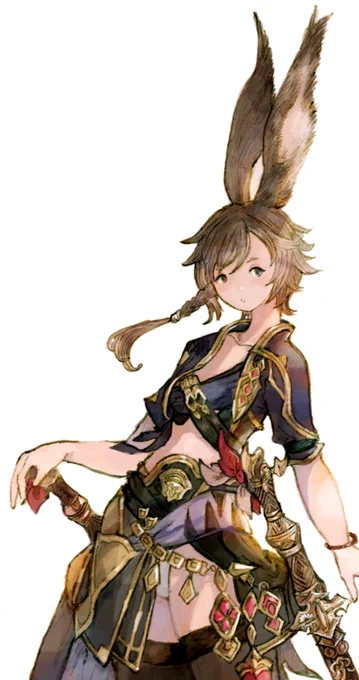 双剣士・ヴィエラ(FF14)
#FF14 #FF14イラスト 