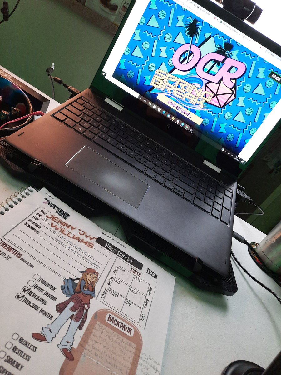 DianaRes3's tweet photo. Are you ready?! I am! 🎒🚲 https://t.co/ipFx7XDuRJ 6PM PST #datdragonshow #TTRPG #kidsonbikes #OwlCreek https://t.co/EFNRl3Gmfg