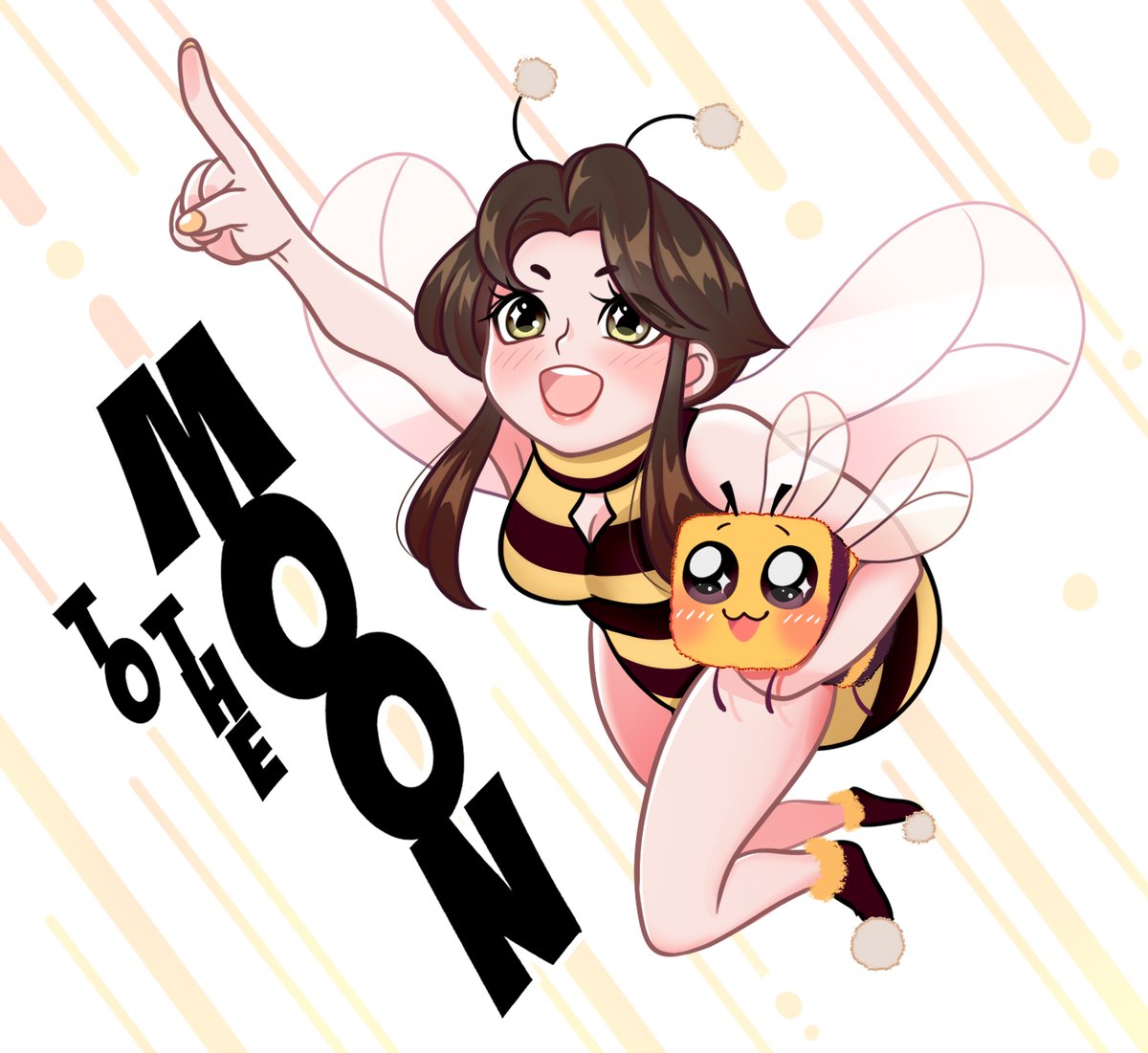 for the digital art contest! 🐝🐝
<a href="/bee_swapBSC/">BeeSwap</a>  $HONEY