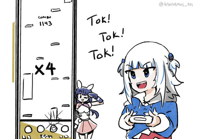 Tok Tok Tok for cute girls 

#gawrt 