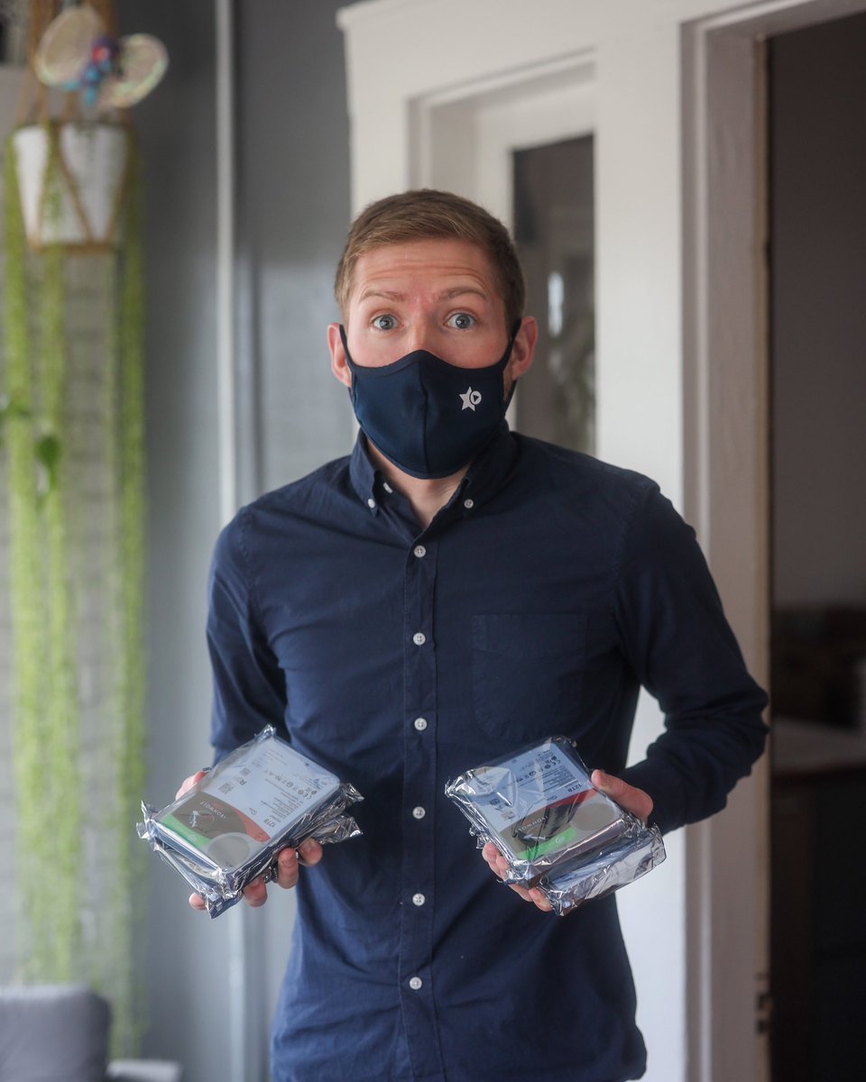 Time for an upgrade! We’ve been shooting a lot more 6K, so it’s time to add another 48TB to the servers. 😮

Thanks, <a href="/zacharydowns/">Zachary Downs</a>, for always keeping all our hardware and software safe, secure, and humming along.