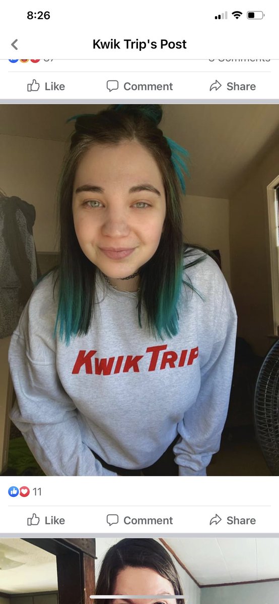 cwillyyy's tweet photo. @stephjuuune @KwikTrip Famous! https://t.co/HKs6M7dWgv