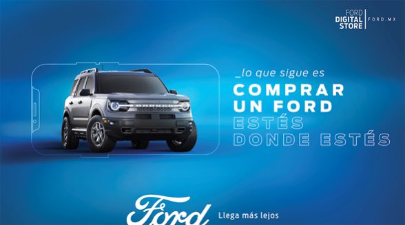 AutosyMas's tweet photo. .@FordDeMexico lanza su sitio de ventas en línea #FordDigitalStore, una plataforma en la cual se pueden concretar todos los procesos de compra de manera 100% digital y únicamente recoger el vehículo seleccionado en el distribuidor de preferencia. https://t.co/ceH0DZbqNQ