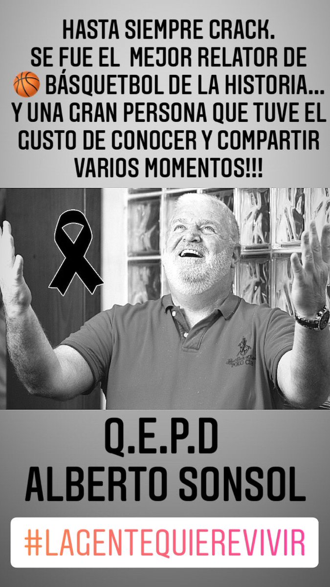 DoglianiFelipe's tweet photo. Se te va a extrañar viejo calentón!!!  
@sonsolesgol 
Mi más apretado abrazo a la familia, @LaliSonso @DiegoSonsol @micasonsol Patricia, y toda la fuerza para estos tiempos difíciles que vienen!!!  #LaGenteQuiereVivir https://t.co/Cb2v2nWSyD