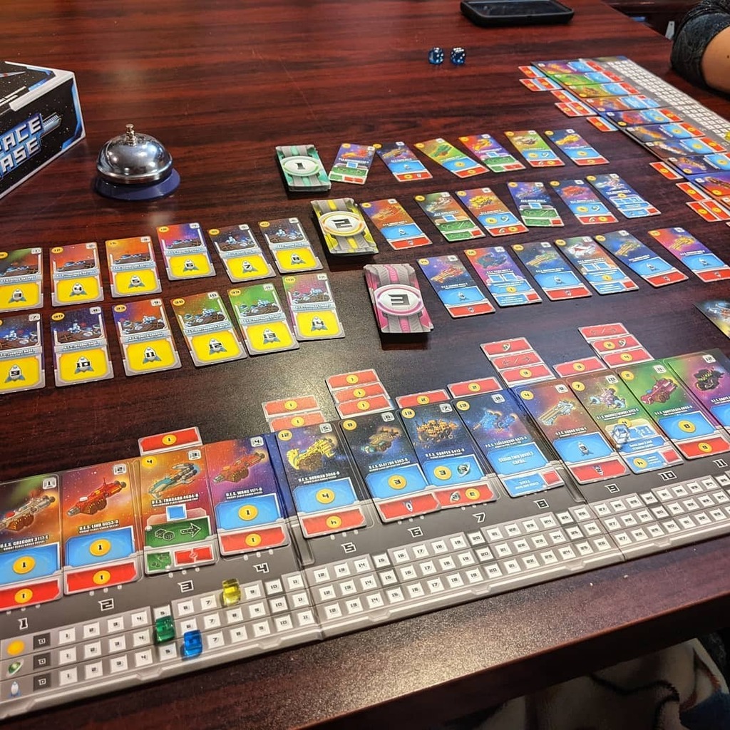 TabletopBellhop's tweet photo. The end of our first game of Face Base.
#SpaceBaseGame #SpaceBase #TableauBuilder https://t.co/QYjWf41G6J https://t.co/8G5h7cHkHX