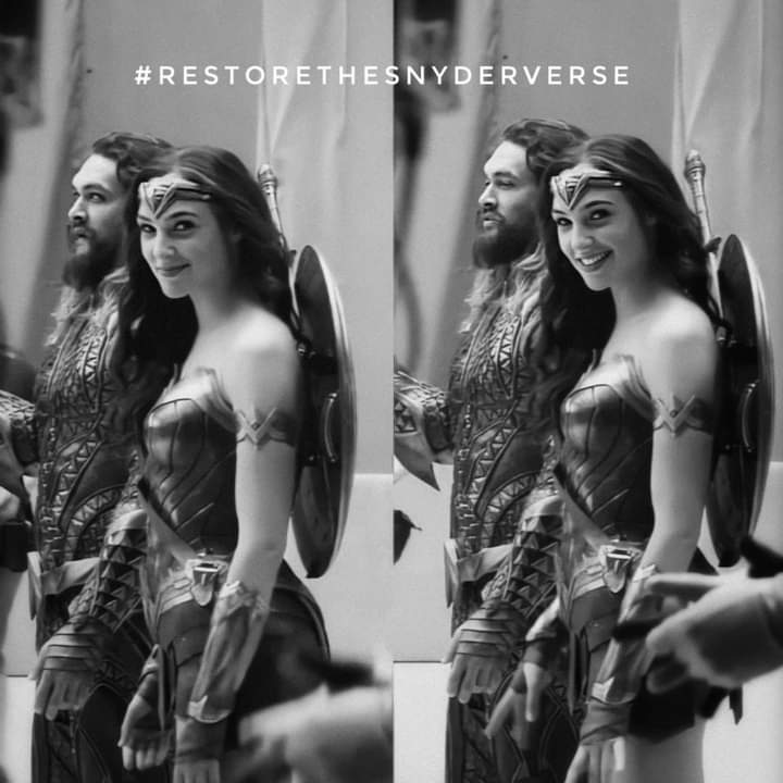 #RestoreTheSnyderVerse Not because it is the right thing to do, not because they are the heroes this world needs, but because it is the world where she and her smile exist.