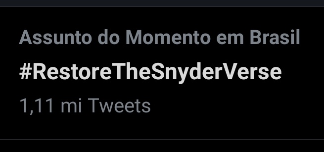 DCTitansBrasil's tweet photo. 1 Milhão

#RestoreTheSnyderVerse https://t.co/KQQBHjVGWE