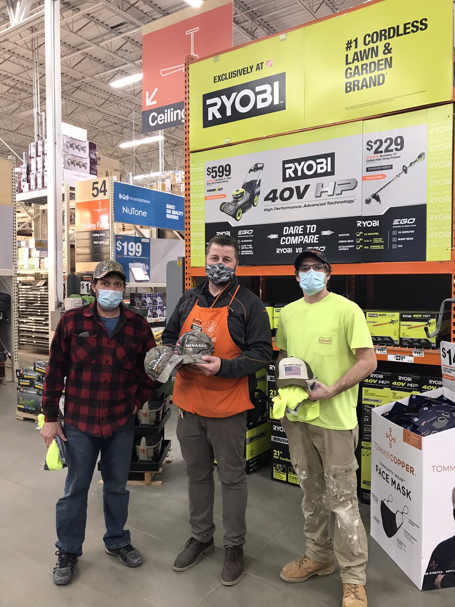 stuckert_steve's tweet photo. Helped some PRO customers dress better today! Of course I had to confiscate their old attire! @LakeGenevaDepot @_NatalieSchepp @lappinstweeting @BobPold @CampSweenScott https://t.co/KujUfrzykX