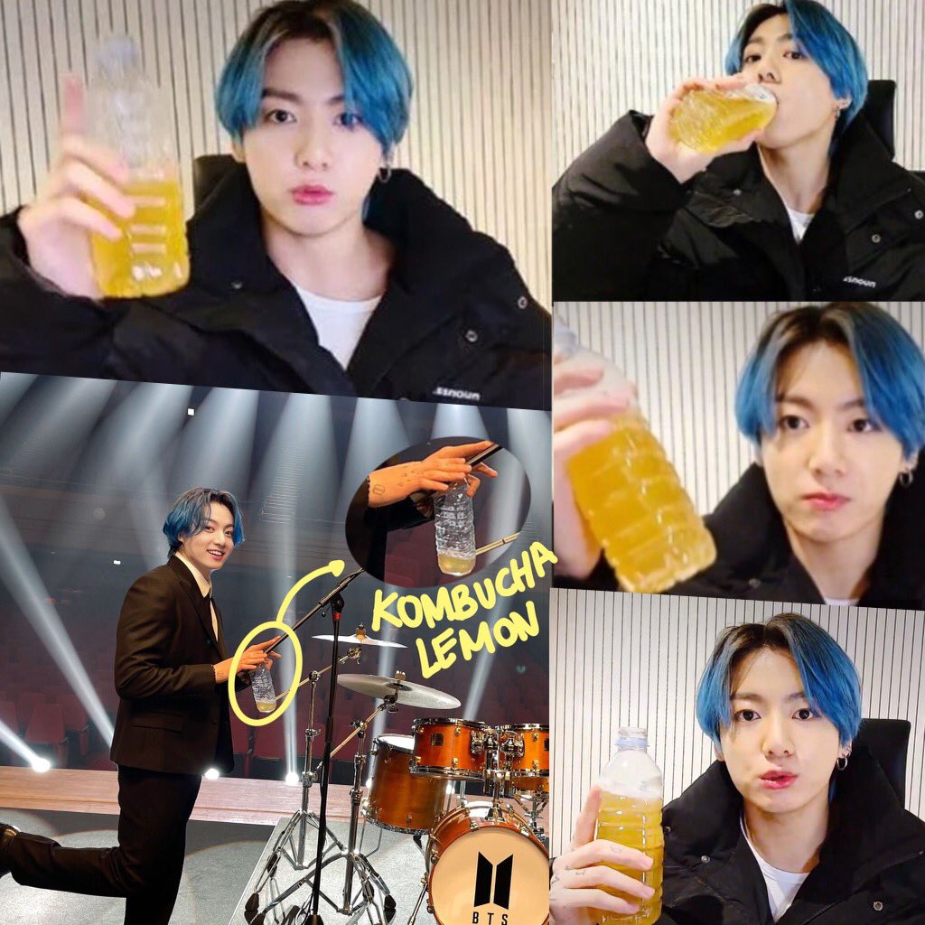 amicasa__'s tweet photo. Jungkook’s kombucha 🥺🍋
Teazen Kombucha Tea Lemon 
IDR 170.000/pack (isi 10 sachets)

☑️ Harga include EMS &amp; Tax
☑️ Shopee by request
🚚 ETA 2-4 minggu

Order &amp; details klik link di bio yaa ♥ https://t.co/yu29jAYHJz