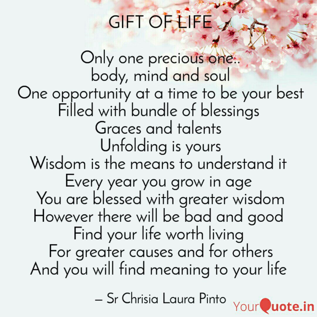 ChrisiaLaura's tweet photo. #giftoflife, Greatest gift of God, Thank God if you are alive today. Make your life worth living. God bless you always 
 
Read my thoughts on @YourQuoteApp at https://t.co/LDR7x9KU2C https://t.co/QWnPj331N0