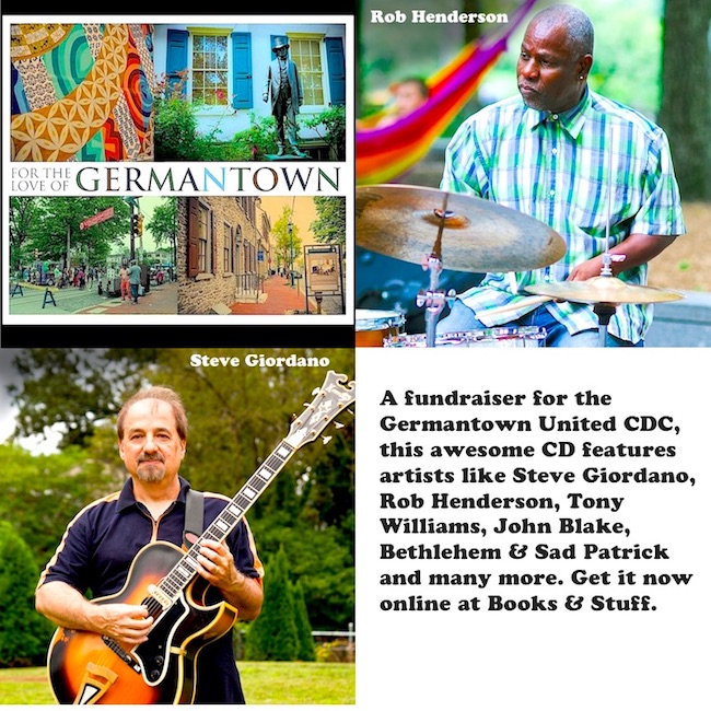 PHLJazzProject's tweet photo. FOR THE LOVE OF GERMANTOWN CD is still available!!
A fundraiser for @germantowncdc with #SteveGiordano & #RobHenderson.
Get CD Now @4LWBandS ONLINE Store:
https://t.co/dO6nSbsmMV
#PhillyJazz #JazzCD #GUCDC #Germantown #GermantownLove #GTownLove #GTownPride https://t.co/xWUSI6PArp