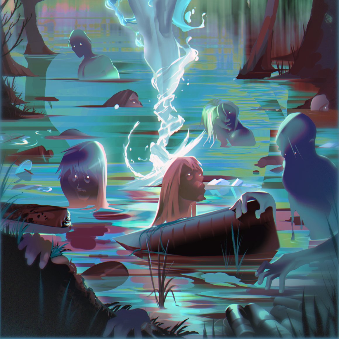 CreativRush's tweet photo. the river spirits and their ire, their oases defiled...🌊

#myart #drawing #illustration #art #digitalart #timelapse #speedpaint #conceptart #fantasy #zombies #goddess https://t.co/XchZK6Ltyx