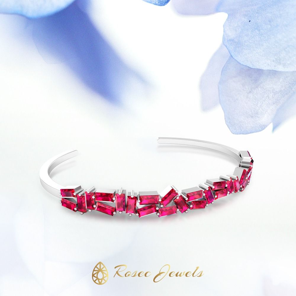Being real in today’s world is as tough as it gets; To remind you who you are and what you’re capable of, here’s our 5.50 CT Baguette Cut Ruby Cuff Bracelet. (rose)

.
.
.
.
.
.
#Cuffbracelets #rubybracelet #rubybracelets #rubygifts #rubyjewelry #ruby #colouredgemstones