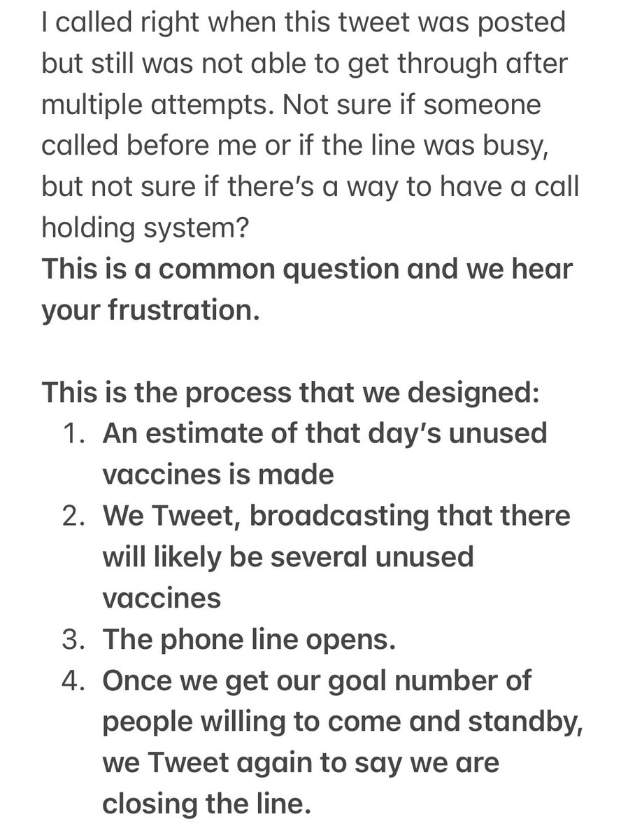 uncstandbycovi1's tweet photo. A few FAQs and answers about this standby list as this account has grown. Thank you for everyone’s patience and understanding. Don’t forget about https://t.co/PxFc7LjscY as appointments do open as vaccine allocations are received. Stay safe. https://t.co/OXDfC8ZPDF