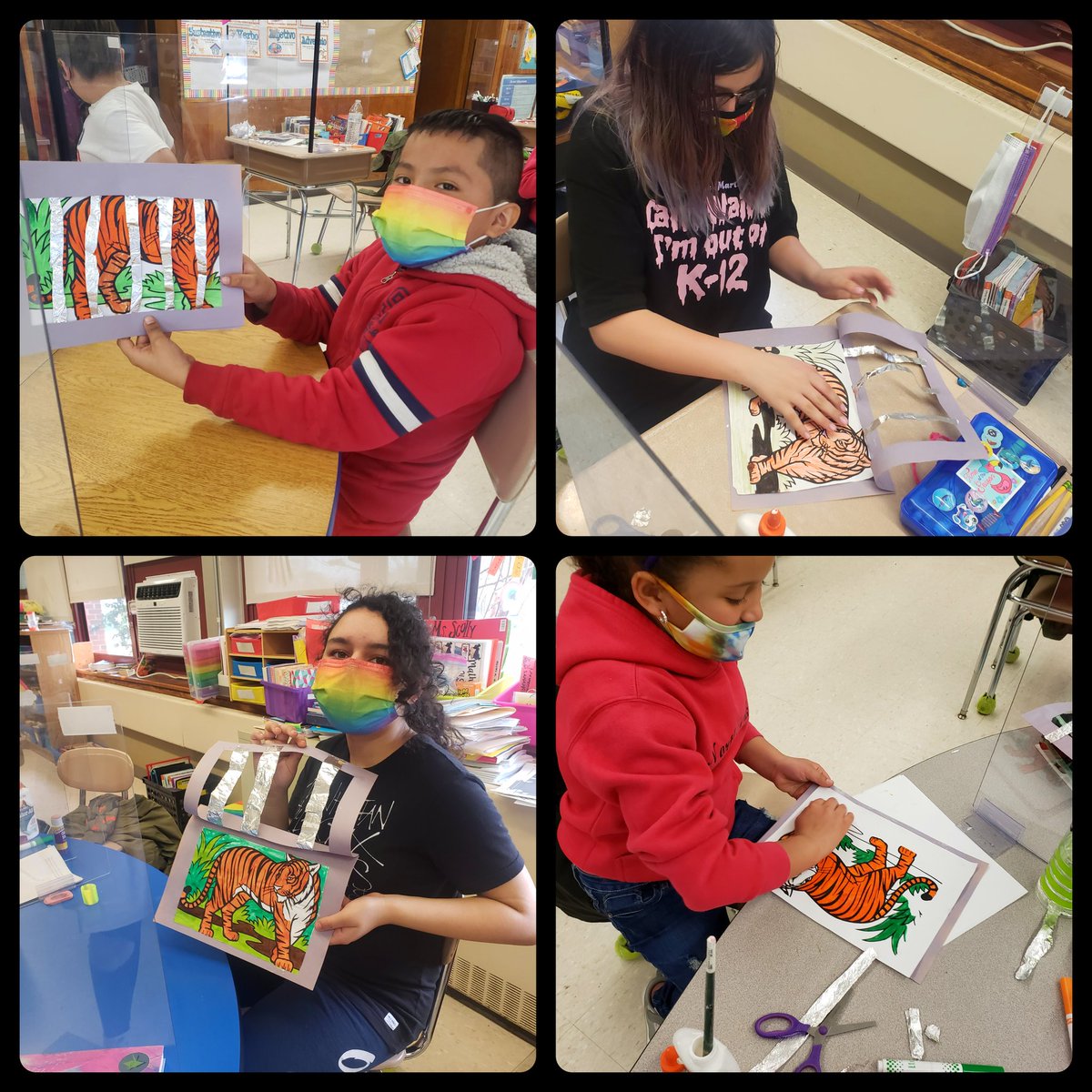 scully2014's tweet photo. Welcome to the Kentucky 🌟 Motel ! Celebrating the work we've done around The Tiger Rising 🐯 ! What an amazing day of learning &amp; celebrating the characters we've grown to love! ❤ @sagastume2019 @PhillipsAveElem @KateDiCamillo_ @TigerRisingFilm #thisisriverhead https://t.co/UNdn9Lr3ff
