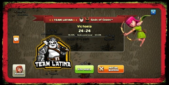 †㉫A๓ しA†ÏǸA🐾 (@teamlatina1) on Twitter photo 🏹Tremenda fw ONLY th10/sin asedio, la pasamos muy bien, aún cuando nos falta seguir creciendo como equipo pero ahí vamos... esta vez nos llevamos el gane por %🔥🔥
▪️<a href="/TeamLatina1/">†㉫A๓ しA†ÏǸA🐾</a> 🆚️ <a href="/GODS_OF_CHAOS/">🌐 𝑮𝑶𝑫'𝑺 𝑶𝑭 𝑪𝑯𝑨𝑶𝑺 🌞</a> son tremendo equipo 🔥
🌾🐼🤍 🏹Tremenda fw ONLY th10/sin asedio, la pasamos muy bien, aún cuando nos falta seguir creciendo como equipo pero ahí vamos... esta vez nos llevamos el gane por %🔥🔥
▪️<a href="/TeamLatina1/">†㉫A๓ しA†ÏǸA🐾</a> 🆚️ <a href="/GODS_OF_CHAOS/">🌐 𝑮𝑶𝑫'𝑺 𝑶𝑭 𝑪𝑯𝑨𝑶𝑺 🌞</a> son tremendo equipo 🔥
🌾🐼🤍