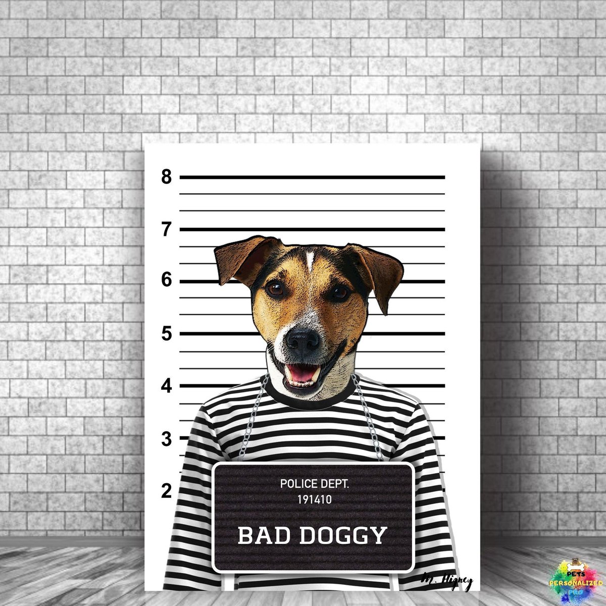 petspersonaliz1's tweet image. Custom Mug Shot POP ART PET Portrait, personalized pet portrait from photo, Fun mugshot, Convict dog Pet Portrait, Funny pet gift #DigitalPetArt #PetPresent 
Buy here tinyurl.com/y5fng8jf