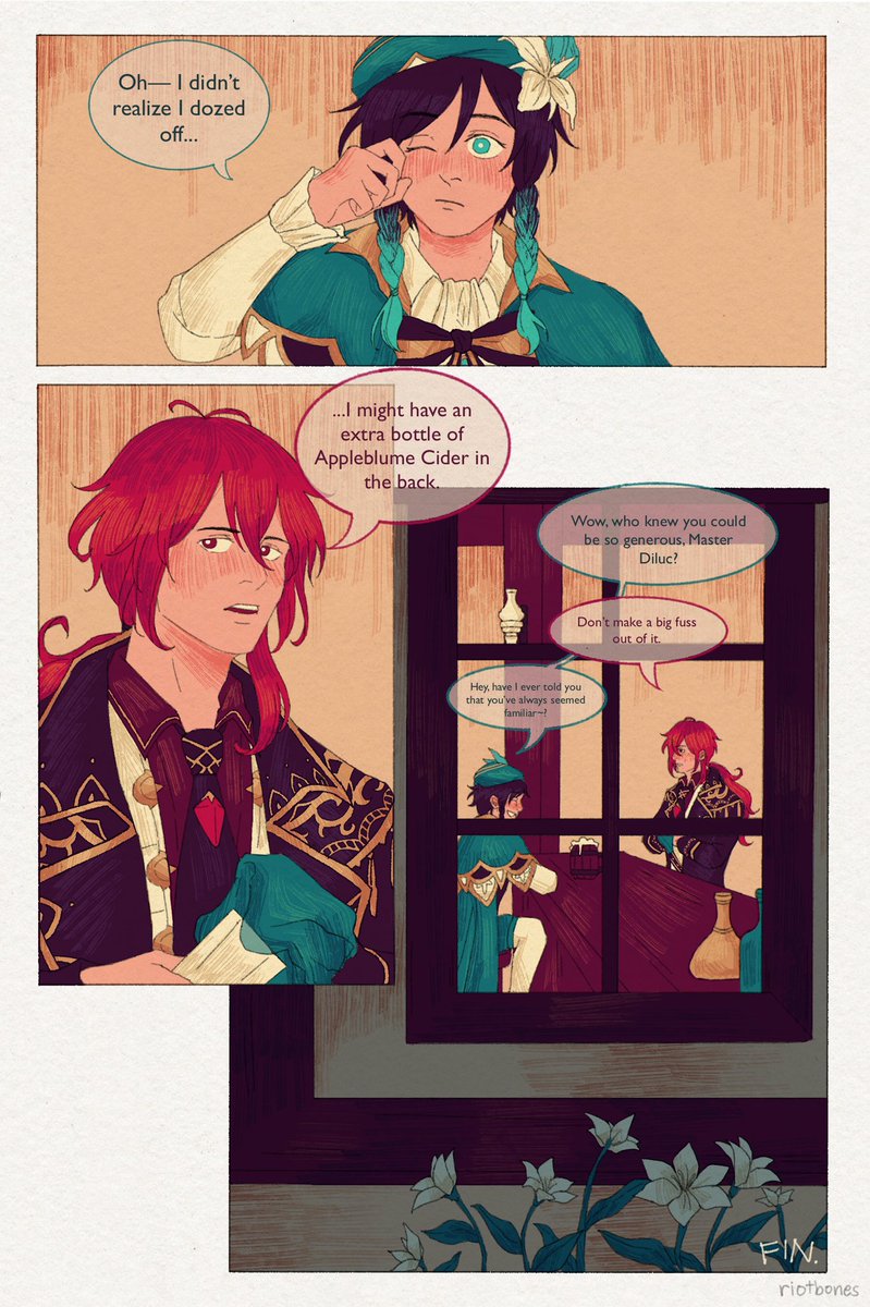 the red-haired knight from a thousand years ago [2/2] #GenshinImpact #原神 