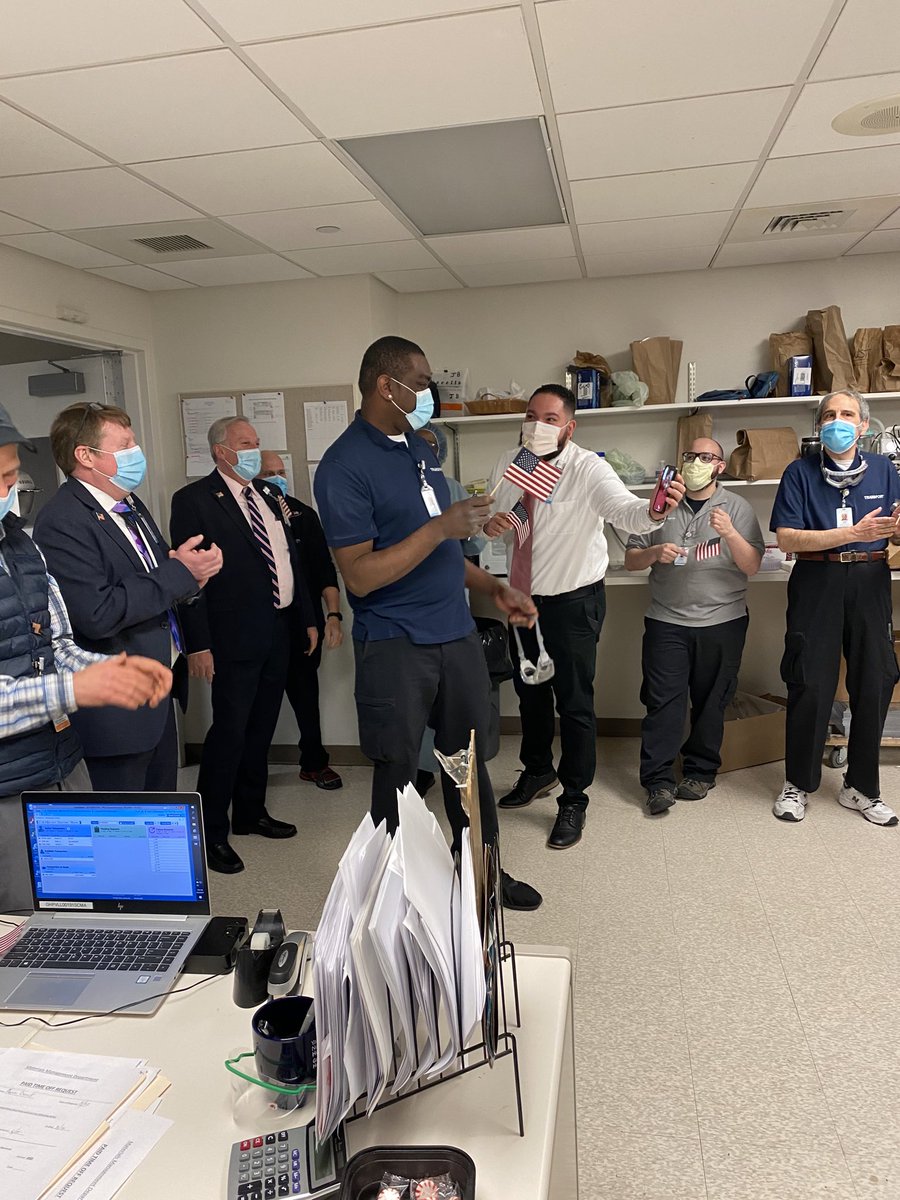 Another proud moment at Greenwich Hospital. Congratulations Xavier Neal on becoming a Citizen of USA ! Your Greenwich family was honored to celebrate with you , and a big shout out to Peter Pough for being such a caring leader <a href="/GreenHosp/">Greenwich Hospital</a> <a href="/CNOAnnaCerra/">Anna Cerra</a> <a href="/ynhhealth/">Yale New Haven Health</a> <a href="/marc_kosak/">Marc Kosak</a>
