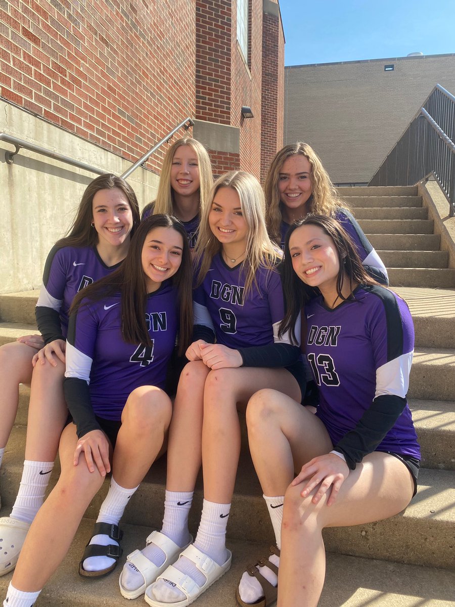 DGNVolleyball's tweet photo. We love our seniors! Thank you for your commitment over the last 4 years! https://t.co/rUGShKIuIX