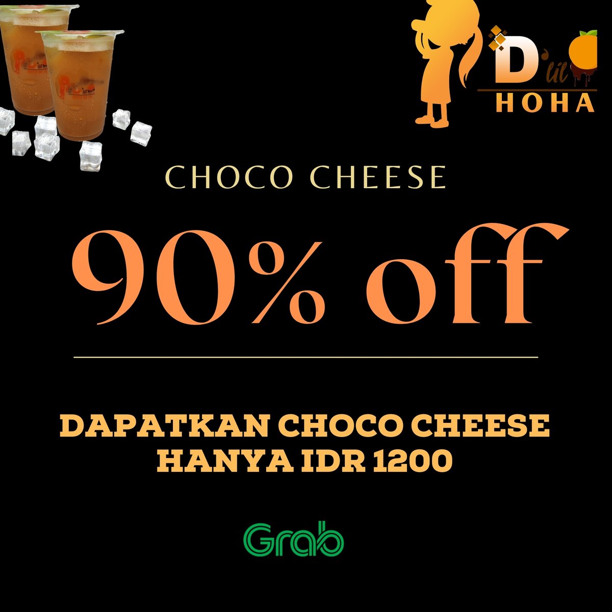 DlilHOHA's tweet photo. Choco Cheese Promo 90% jumat berkah. Stock Terbatas. #minumankekiniankendal #chocoiceblend  Available hanya di @GrabID https://t.co/kCMVqAEAl5