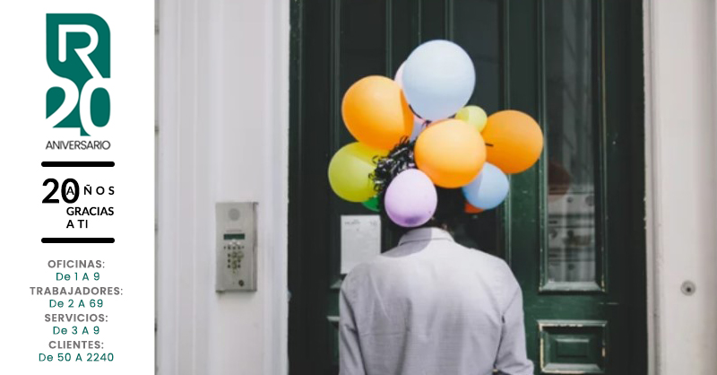 RBHGlobal's tweet photo. 🎈20 AÑOS GRACIAS A TI. Gracias a tu confianza, a tu apuesta, lo que nació como un proyecto familiar, hoy es una realidad empresarial. Gratitud a socios, clientes y colaboradores por creer en nosotros. Gracias a todo el equipo. Solo pedimos que sigáis ahí. #20aniversario https://t.co/PThtw58Jvy