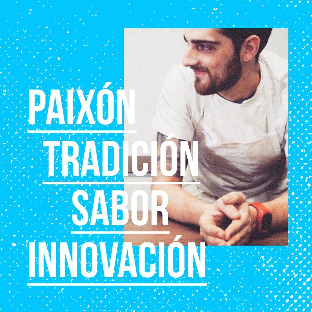 Mocidade_Compos's tweet photo. Mocidade! Non perdades a entrevista en directo de #TalentoMozo de @xuventude!
Nela, Xosé González, contará a súa experiencia como empresario e cociñeiro no restaurante @Ceiberestaurant 👨🍳🍲
📅 Hoxe ás 18h no seu Instagram.
#Xuventude #Mocidade #Cociña #Galicia https://t.co/7V6djDFye9