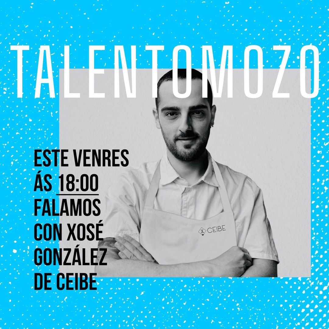 Mocidade_Compos's tweet photo. Mocidade! Non perdades a entrevista en directo de #TalentoMozo de @xuventude!
Nela, Xosé González, contará a súa experiencia como empresario e cociñeiro no restaurante @Ceiberestaurant 👨🍳🍲
📅 Hoxe ás 18h no seu Instagram.
#Xuventude #Mocidade #Cociña #Galicia https://t.co/7V6djDFye9