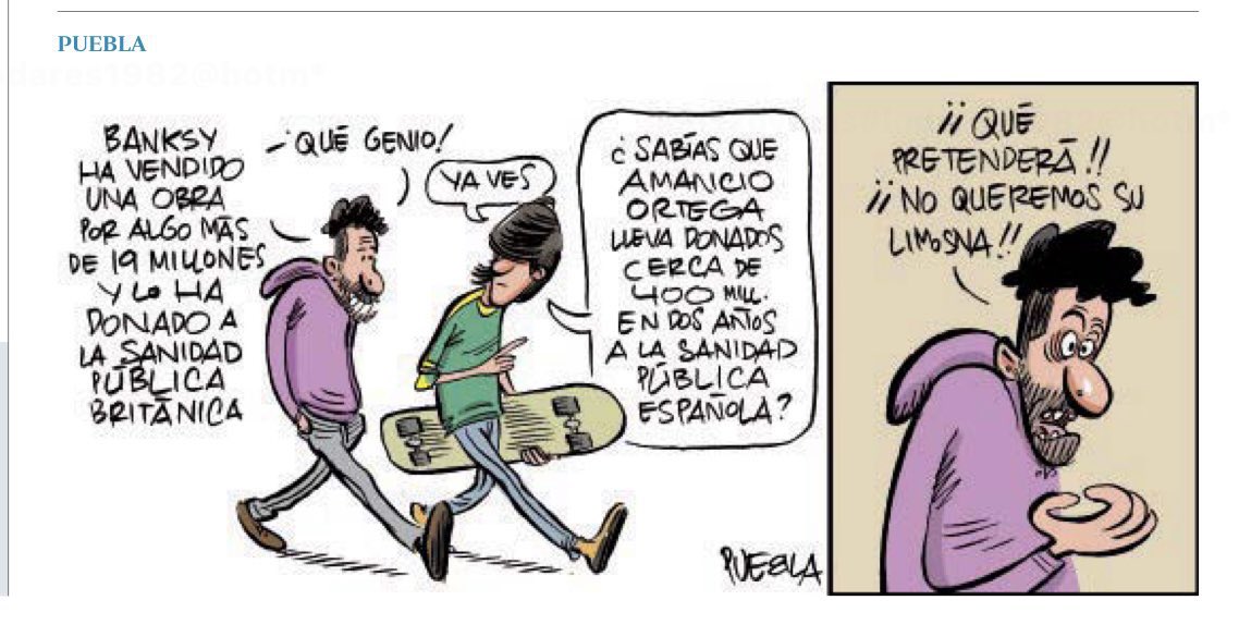 carmenceldran's tweet photo. Real como la vida misma @zaraes.
Una gran viñeta de @PUEBLAdibujante https://t.co/AgZa7JstZ0