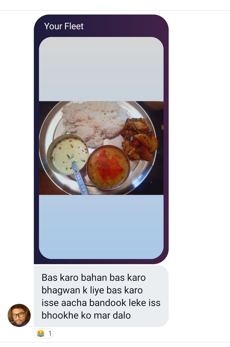 desh_bhkt's tweet photo. 😂😂😂
Offering without comments.....sorry @just_kashyap 🙏🏽🙏🏽 #fleetsfeedback https://t.co/j7XSo4NN3u