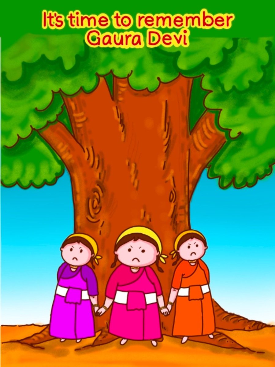 Uttarakhand Tourism On Twitter Today In 1973 The Historic Chipko Movement Was Started By Gaura Devi With 27 Other Women Of Reni Village Chamoli Uttarakhand Chipko Movement Was Our Nation S First Ever