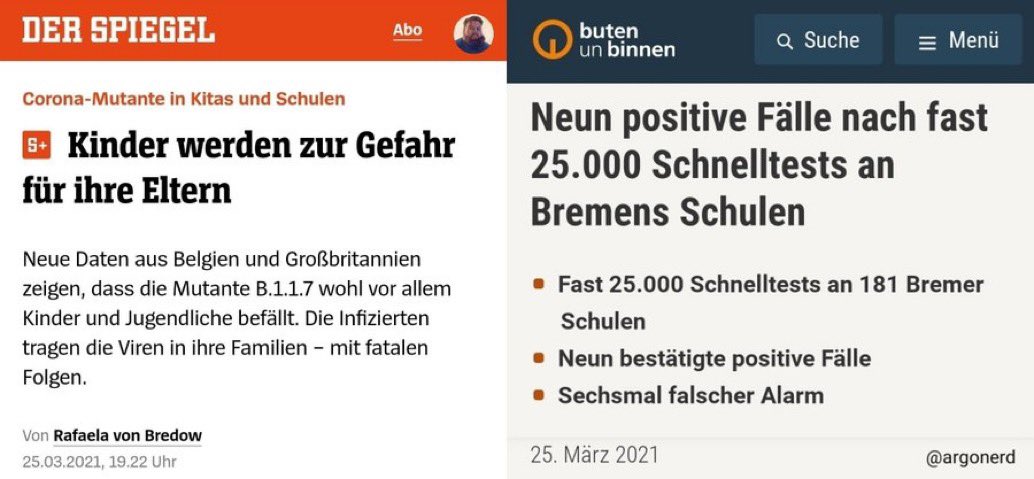 joergschrod's tweet photo. @markensysteme @SylK1966 @eineFrauPaul „estime“ - aha. Es bleibt Quatsch und Panikmache, Kinder stellen kein Risiko dar, keine einzige Studie kann etwas anderes gesichert zeigen. 

Aber: Selbst wenn es anders wäre, wären die möglichen Schäden gegeneinander abzuwägen. Bei 99,9 % Überlebenden einfach, Kindswohl zuerst https://t.co/HjkBXP2I0x