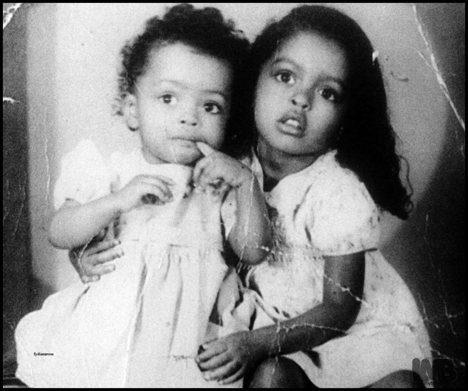 \"Baby Love\": Happy Birthday to the one & only Ms.       Baby Diana Ross with her sister Barbara. 