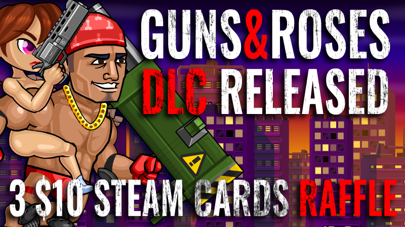 AfftarMudac's tweet photo. Hey guys!
We have finnaly released the GUNS&amp;ROSES DLC!
And we decided to start a Raffle!
You could get:
- 3 Steam Gift Cards for $10
- 50 Keys to GUNS&amp;ROSES DLC!
https://t.co/hIydJtZ0UL
#gamedev #indiegame #DLC #lewdapocalypse https://t.co/jipmpEzBDg