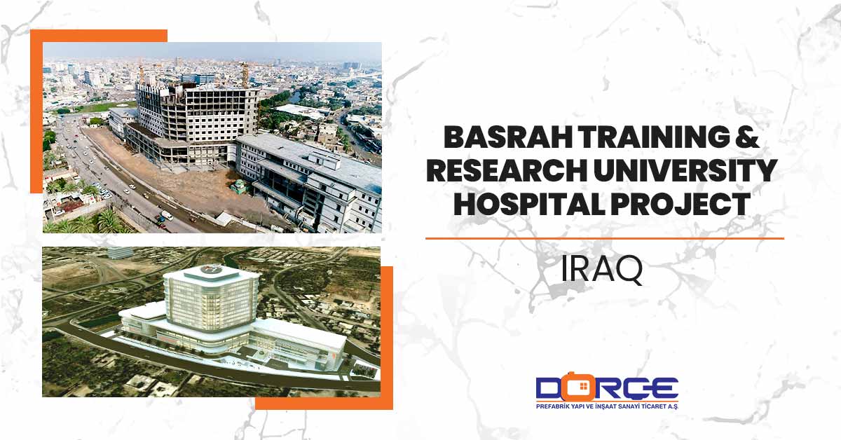 DORCE’s ongoing 446 Bed Capacity Basrah Training &amp; Research University Hospital Project is the first fully equipped hospital with its heliport on the top will be the tallest structure of Basrah and the region when the construction completed.

#construction #building  #hospital