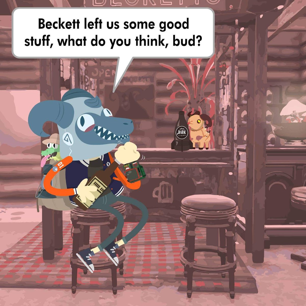 ShibeSkippy's tweet photo. Drinking buddy after a long day!
#Fallout #Fallout76 #Bethesda #Sheepsquatch #plushie #shennigans #digitalart #comic #vector #graphic #graphicdesign #illustration #AdobeIllustrator https://t.co/RZQBJ1QCMt