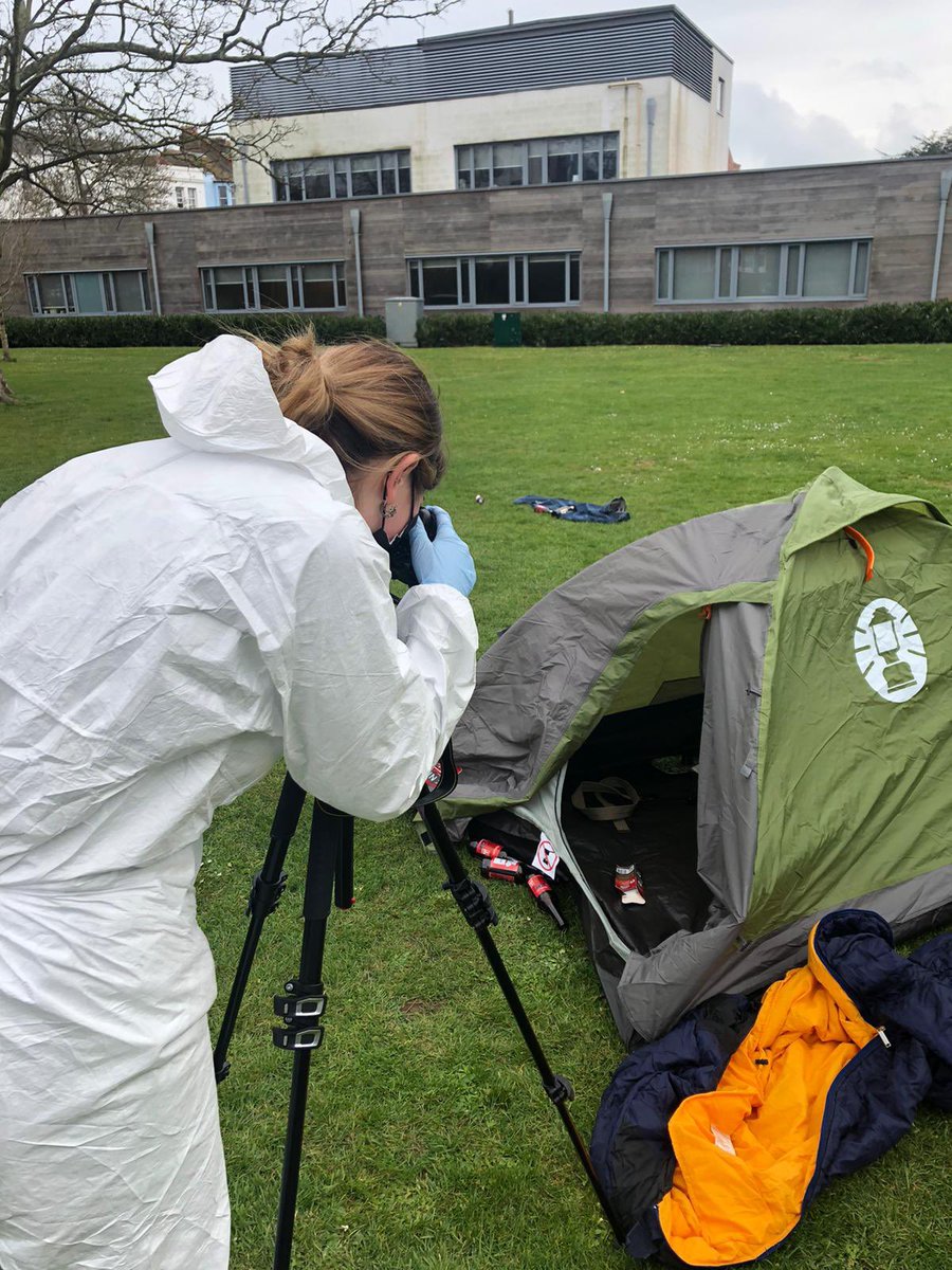 UOP_SCCJ_CFS's tweet image. Music festival vibes on campus this week - well a crime scene at a festival. Almost the same.... #goodtobeback #learnthroughdoing #wemissfestivals