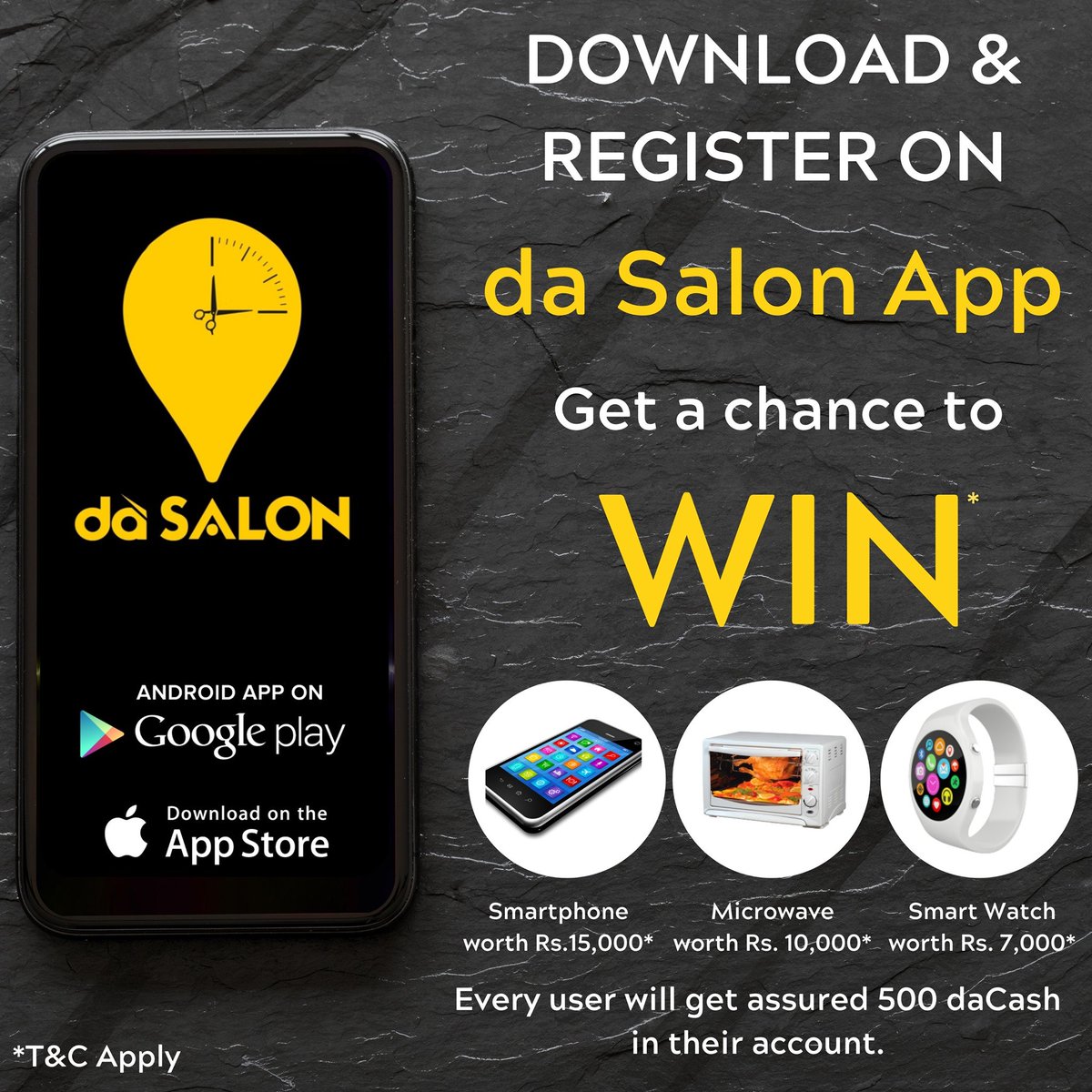 dasalonindia's tweet photo. Contest Alert! 
Participate in #daSalon #HoliContest and get a chance to win exciting prizes. Follow the links given below to download the app now

iOS App Store:
https://t.co/lGFa61gaTk

Android App Store: 
https://t.co/K6lo24ogXN
*T&amp;C Apply.

 #Contestalrert https://t.co/u1ZCsBX0Pq